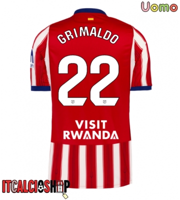 Atletico Madrid Alejandro Grimaldo #22 Prima Maglia 2026-27 Manica Corta